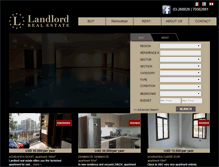 Tablet Screenshot of landlord-realestate.com